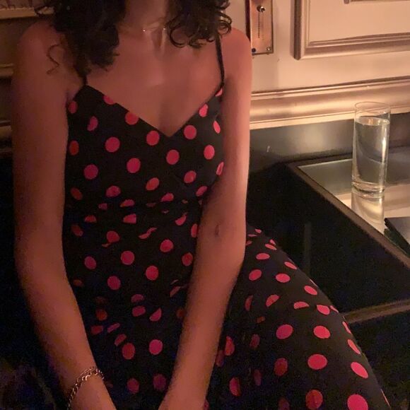 Endless Rose Black and Red Polkadot Dress - Picture 7 of 12